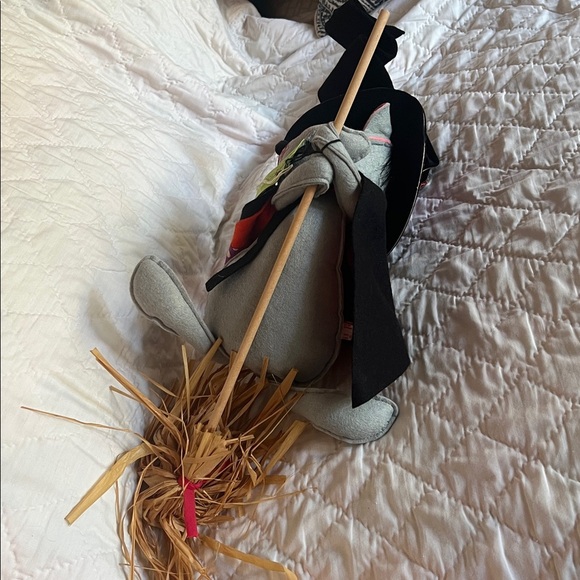 NWT Vintage Large Annalee 1965 Halloween Flying Mouse Witch Doll - Picture 8 of 8